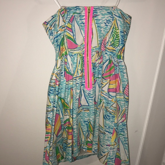 Gorgeous strapless Lilly Pulitzer dress - Picture 6 of 6